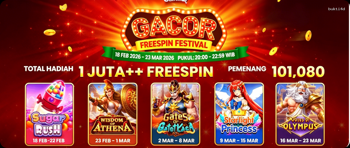Login bukti4d Sekarang Bonus Melimpah